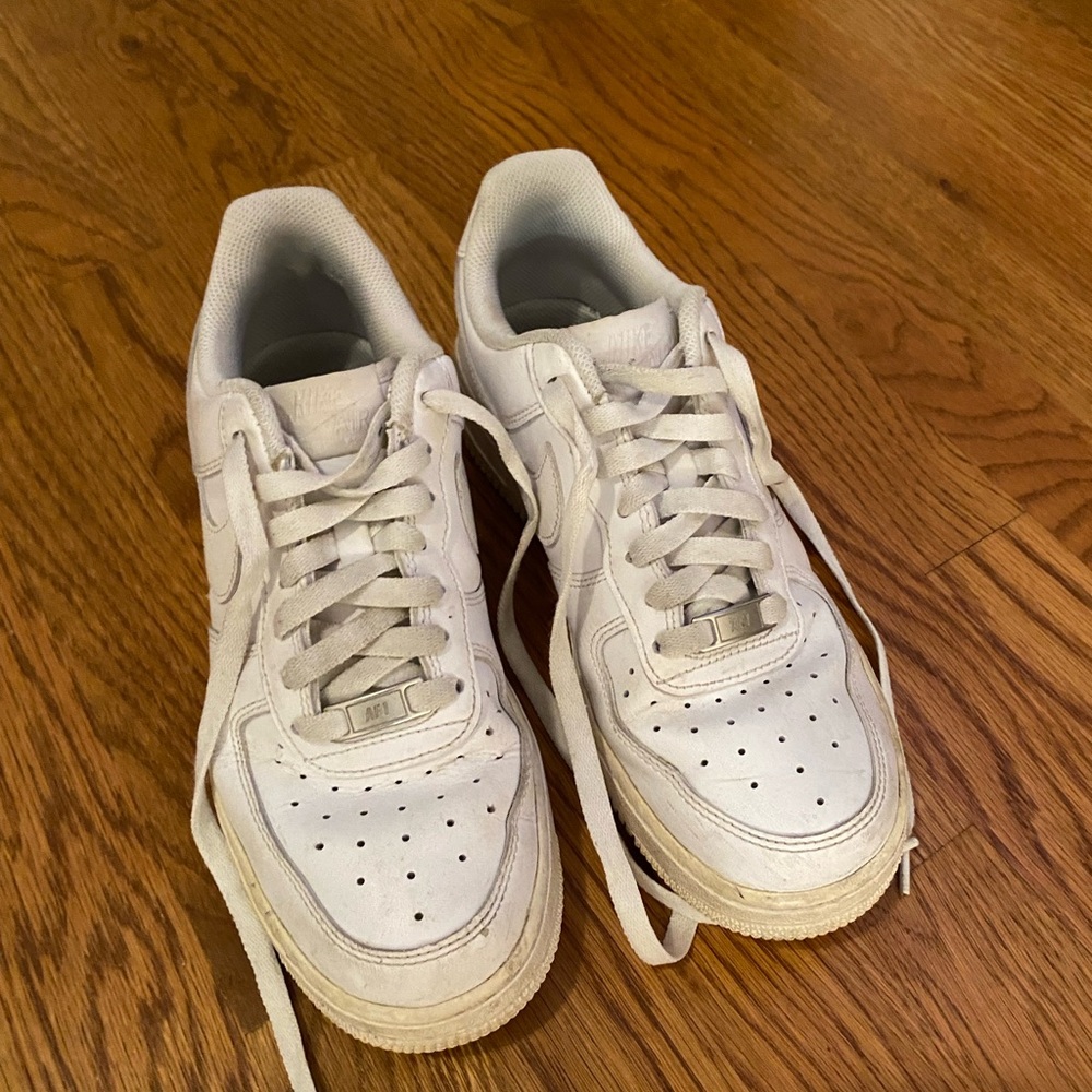Nike Air Fore White Sneakers - Women’s Size 8